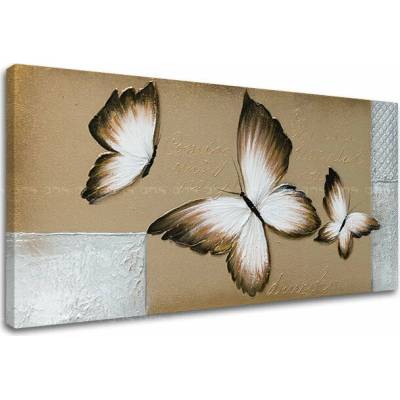 Obraz na plátne MOTÝLE 1 dielny - 70x35 cm