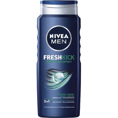 Nivea MEN Душ-гел Fresh Kick Душ гел мъжки 500ml