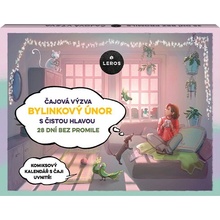 LEROS BYLINKOVÝ FEBRUÁR S ČISTOU HLAVOU 6 29 druhov čajov po 1 vrecúšku + komiksový kalendár s čajmi (49 g), 1x1 set