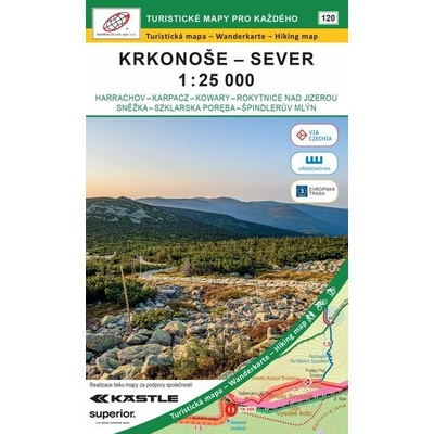 Krkonoše - sever 1:25 000 / 120 Turistické mapy pro každého