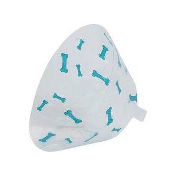 Kruuse Límec ochranný BUSTER plastový Bone tyrkysový 7,5 cm
