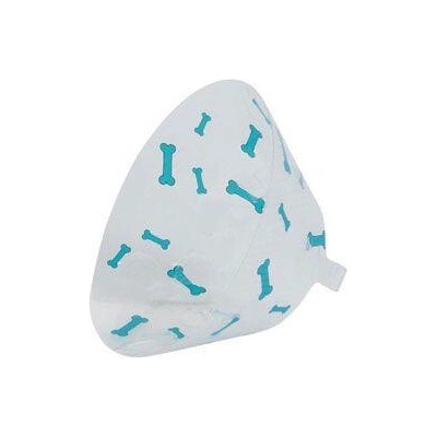 Kruuse Límec ochranný BUSTER plastový Bone tyrkysový 7,5 cm