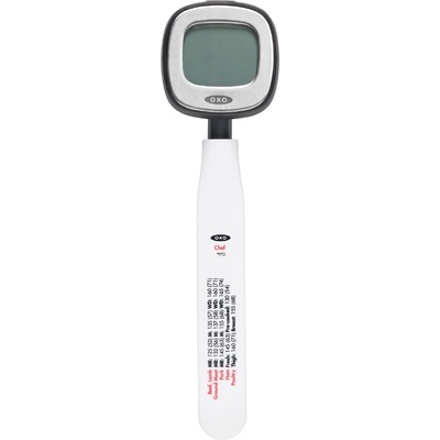 Oxo Термометър за барбекю good grips 25 см, черен, пластмаса, oxo (oxo11181400)