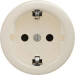 Kliklap - Ретро домашна розетка без рамка SCHUKO 230V/16A бежова (KA0144)