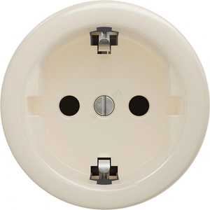 Kliklap - Ретро домашна розетка без рамка SCHUKO 230V/16A бежова (KA0144)
