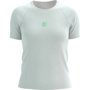 Compressport Дамска тениска Compressport Women's Trail Racing S/S T-Shirt Running shirt - Star White (916-3352-0612)