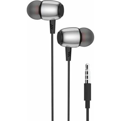 Blue Star Wire Earphones Jack 3,5 mm With Microphone M09 1,2 M Black