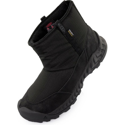 Keen dámske zimné topánky Wmns Hood Nxis Pull On Wp Black-Black