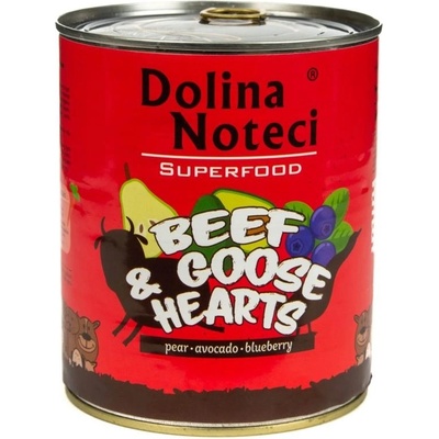 Dolina Noteci Superfood hovädzie a husacie srdcia 800 g