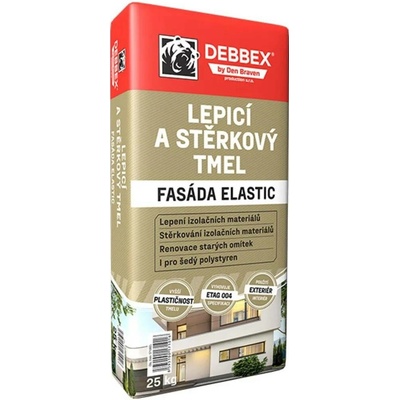 Den Braven Lepicí a stěrkový tmel FASÁDA ELASTIC 25 kg