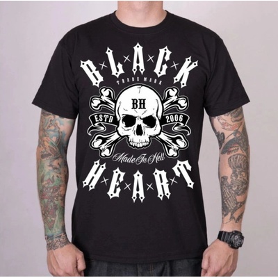 Black heart мъжка тениска black heart - bullet - ЧЕРНА - 17320