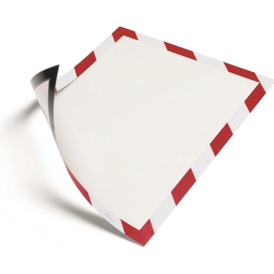 Durable Magneticky panel Duraframe, A4, červ./biely, 5 ks