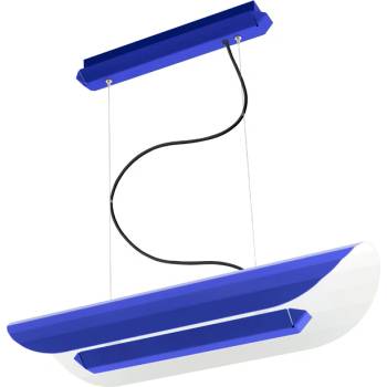 Kaspa Apolin линейна висяща лампа, 65 см, кобалтова (11203112)