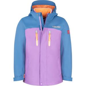 TROLLKIDS Детско 3-в-1 яке Trollkids Girl's Bryggen 3in1 Jacket 3-in-1 jacket - Cornflower / Violet Sorbet - размер 176 (EU) (703-2231-1521)