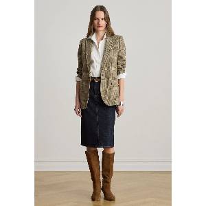 Lauren Ralph Lauren пола тип молив от деним (200P14644)