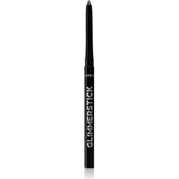 Avon Glimmerstick молив за очи с интензивен цвят цвят Blackest Black 0, 28 гр