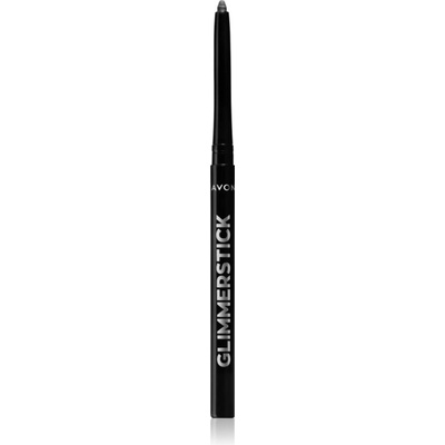 Avon Glimmerstick молив за очи с интензивен цвят цвят Blackest Black 0.28 гр