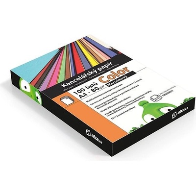 Alza Color A4 meruňkový 80g 100 listů