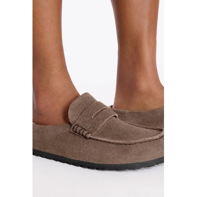 Birkenstock Велурени чехли Birkenstock Naples Wrapped LEVE (1029672)