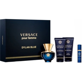 Image 1 of Versace Dylan Blue Gift Set EDP 100 ml + Shower Gel 100 ml + Body Lotion 100 ml + EDP 5 ml за жени