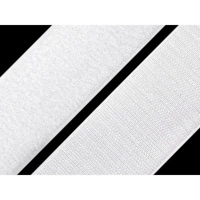 Suchý zip háček + plyš šíře 10 cm Varianta: 1 bílá, Balení: 1 m 18252/5104/32767