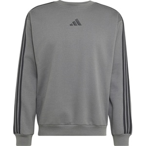 Adidas Мъжки пуловер adidas Essentials 3-Stripes Fleece Sweatshirt Jumper - Grey Five / Black (017-4666-0211)