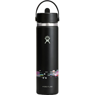 Hydro Flask Wide Flex Straw Cap termoska 710 ml glitch black