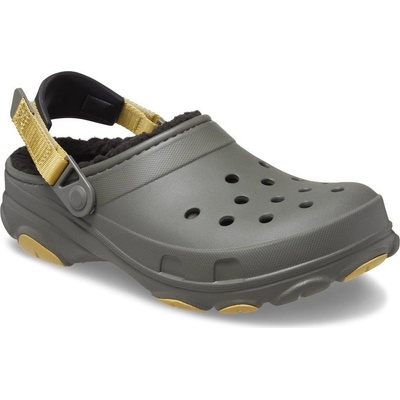 Crocs Nazouváky zimní All Terrain Lined Clog Dusty Olive