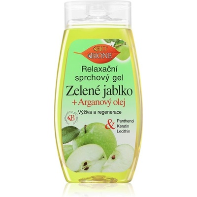 Bione Cosmetics Green Apple + Argan Oil sprchový gel 260 ml