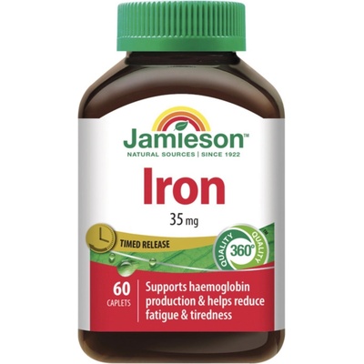 Jamieson Železo 35 mg s postupným uvolňov. 60 tabliet