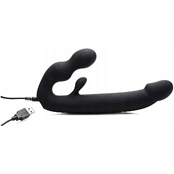Strap U Tri-Volver Rechargeable Strapless Strap-on