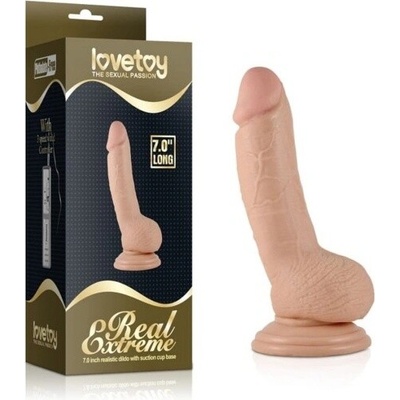 Lovetoy 7" Real Extreme Vibrating Dildo