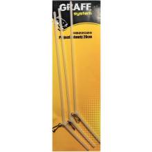 Graff System Průjezd zahnutý 20cm Transparentní 3ks