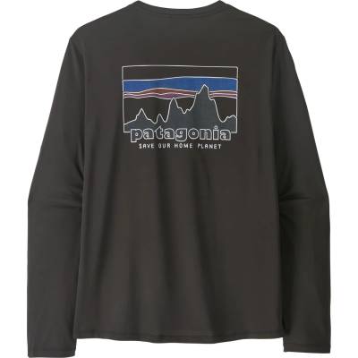Patagonia Мъжка спортна тениска Patagonia L/S Cap Cool Daily Shirt '73 Skyline Sport shirt - Black (216-8003-0114)