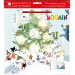 Flame Tree Publishing Moomin: Christmas Comes to Moominvalley Advent Calendar (with Stickers)