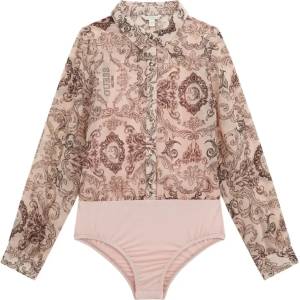 GUESS Нежна боди риза за момиче с щампи Guess