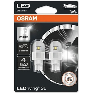 OSRAM Крушка OSRAM LED W16W, 12V, 2.1W, 6000К, 130lm, 2 броя