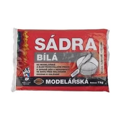 Sádra bílá 1 kg