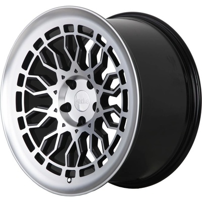RADI8 r8a10 10x19 5x100 ET38 gloss black machined face