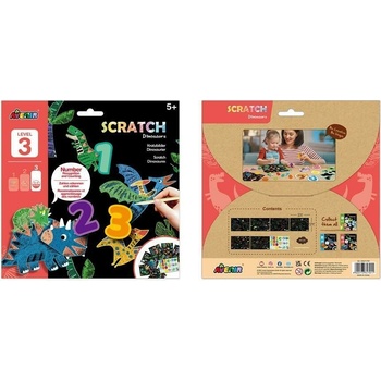 Avenir Škrabací obrázky Level 3 Dinosauři