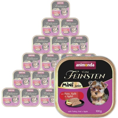 Animonda Vom Feinsten Mini Junior krůta telecí jablko 32 x 100 g