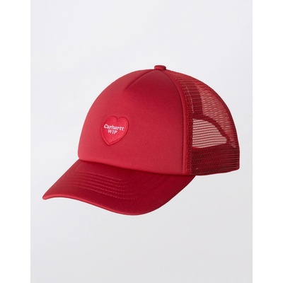 Carhartt WIP Heart Patch Trucker Cap Scarlet