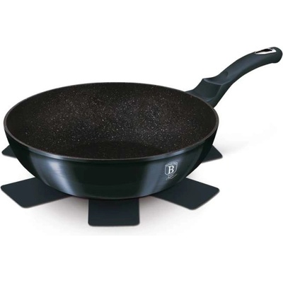 Pánev WOK s mramorovým povrchem 30 cm Aquamarine Metallic Line