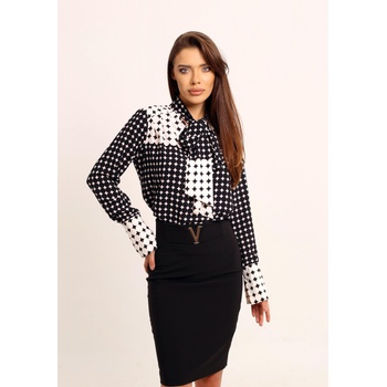 Image 1 of Radek's Collection Елегантна дамска блуза със шал яка 82338-920