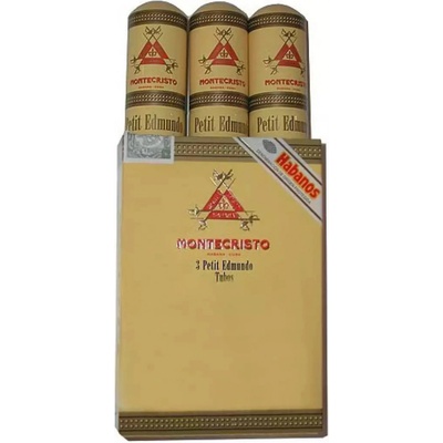 Montecristo Petit Edmundo Tubos / 3 ks