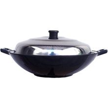 Kessel Wok litinový poklice nerez 36 cm