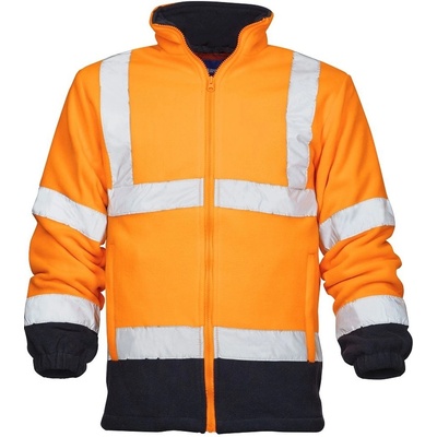 Ardon REF402 Hi Vis reflexná flísová mikina H8920M oranžová