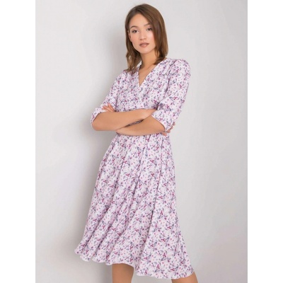 Dámske kvetinové šaty WN-SK-839-3.39P purple