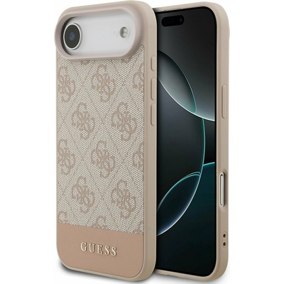 GUESS PU 4G Stripe Задна Корица за iPhone Air Pink Guess | Rozov | ЖЕНИ | UNI