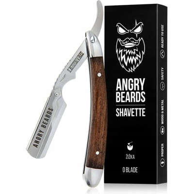 Angry Beards Shavett Britva na holenie na žiletky Zizka s puzdrom